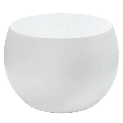 Drum Resin Patio Side Table - LOOMLAN - Artesia - Outdoor Side Tables
