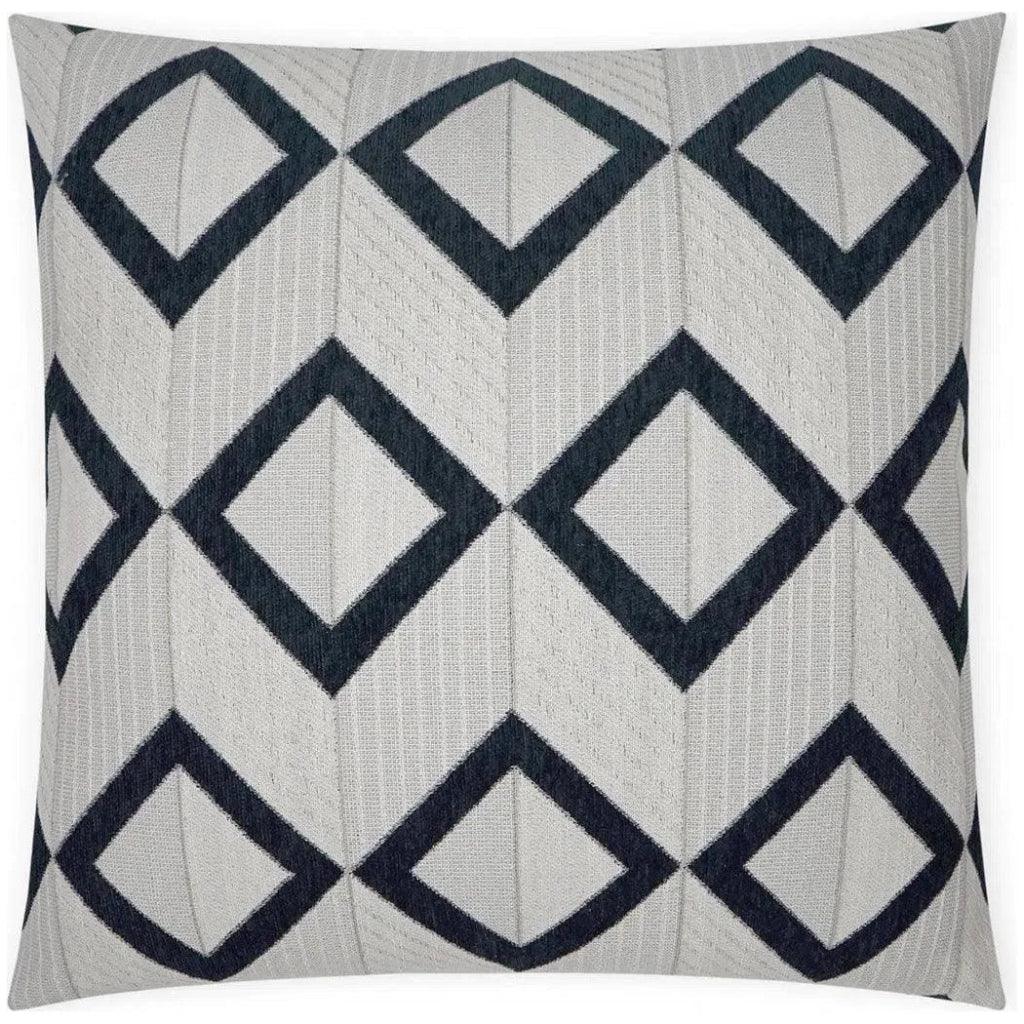 Dublin Domino Geometric Black Large Throw Pillow Insert - LOOMLAN - D.V. Kap - Throw Pillows