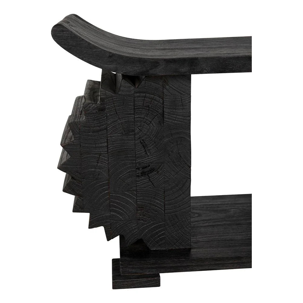 Duma Wooden Black Bedroom Bench - LOOMLAN - Noir - Bedroom Benches