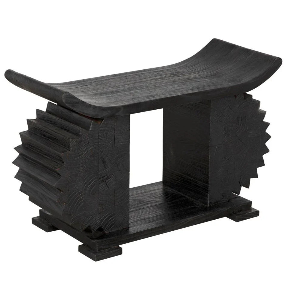 Duma Wooden Black Bedroom Bench - LOOMLAN - Noir - Bedroom Benches
