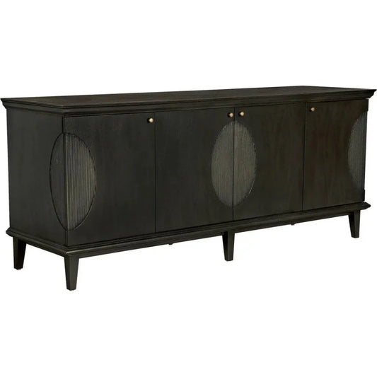 Dumont Wood Black Sideboard - LOOMLAN - Noir - Sideboards