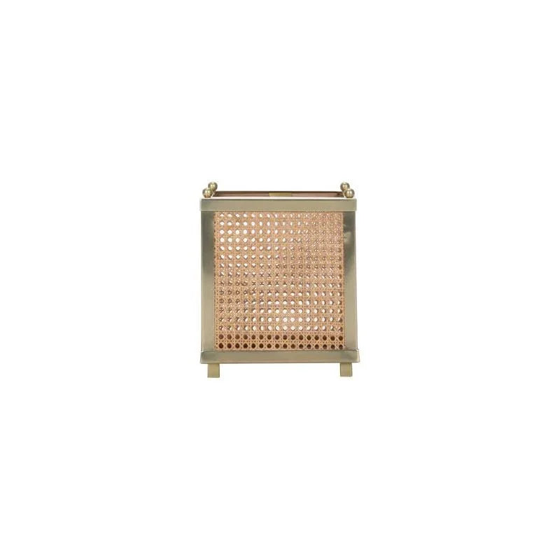 Dunbar Brass Framed Square Cachepot - LOOMLAN - Wildwood - Planters
