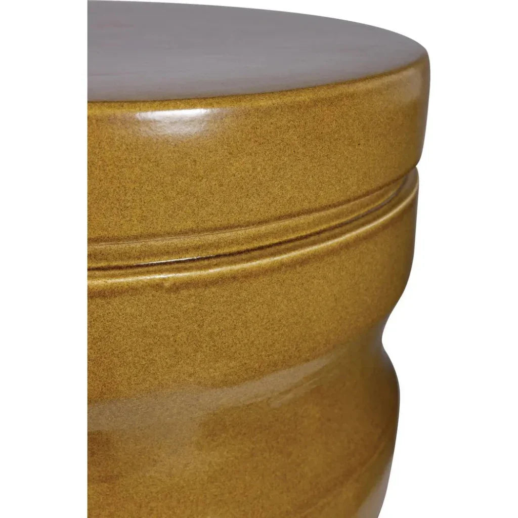 Dune Accent Table - Ceramic Outdoor End Table - LOOMLAN - Seasonal Living - Outdoor Side Tables