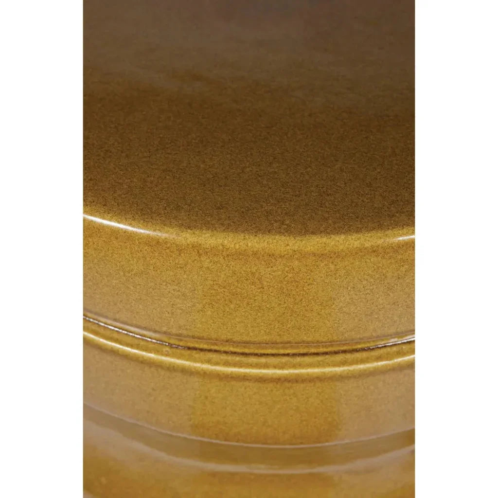 Dune Accent Table - Ceramic Outdoor End Table - LOOMLAN - Seasonal Living - Outdoor Side Tables