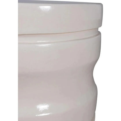 Dune Accent Table - White Outdoor End Table - LOOMLAN - Seasonal Living - Outdoor Side Tables