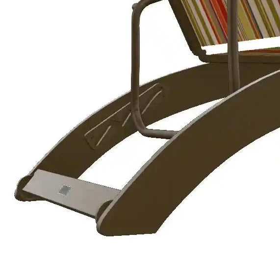 Dune MGP Sling Stacking Armless Chaise With Wheels