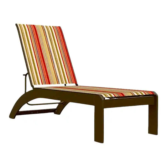 Dune MGP Stacking Armless Chaise With Wheels-Outdoor Chaises-Telescope-LOOMLAN