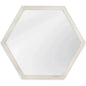 Dunn Hexagonal Wooden Frame Wall Mirror - LOOMLAN - Bassett Mirror - Wall Mirrors