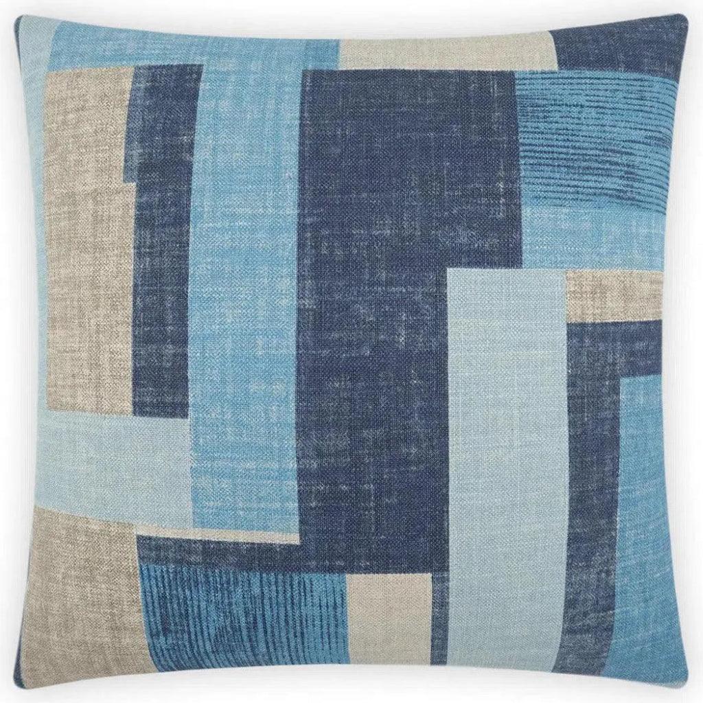 Duplex Blue Throw Pillow With Insert - LOOMLAN - D.V. Kap - Throw Pillows