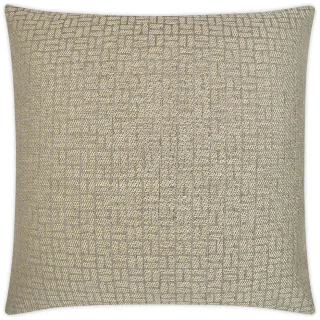 Dupont Taupe Brown Throw Pillow With Insert - LOOMLAN - D.V. Kap - Throw Pillows