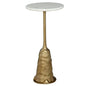 Dustin Martini Marble Topped Round Table - LOOMLAN - Furniture Classics - Side Tables