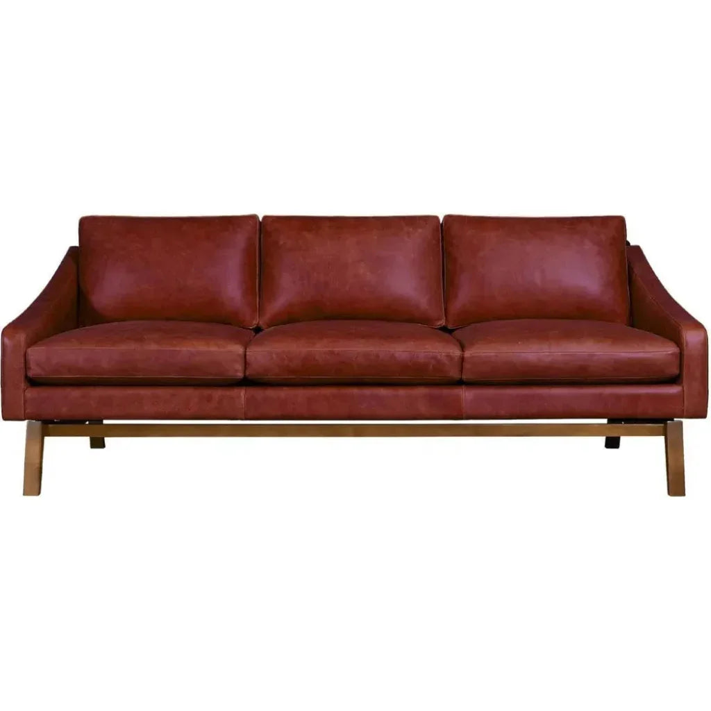 Dutch Full Aniline Pull Up Leather Sofa - LOOMLAN - One For Victory - Sofas & Loveseats
