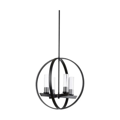 Dylan Adjustable Rod Chandelier - LOOMLAN - Wildwood - Chandeliers