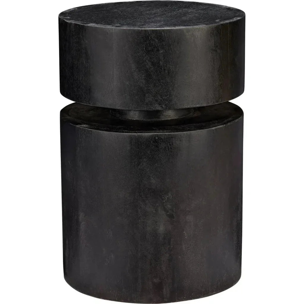 Dylan Wooden Round Side Table - LOOMLAN - Jamie Young - Side Tables