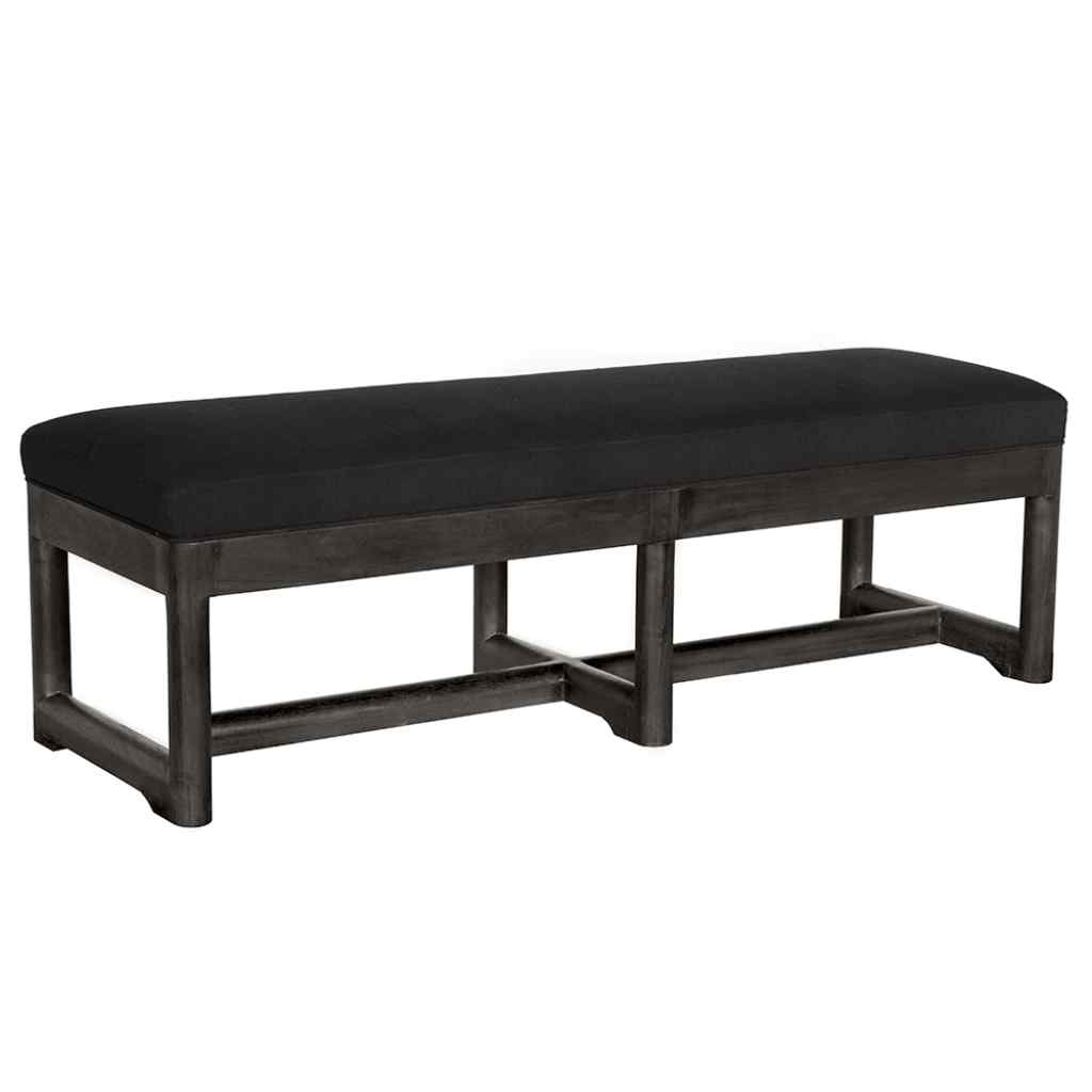 Charles Cotton Black Bedroom Bench