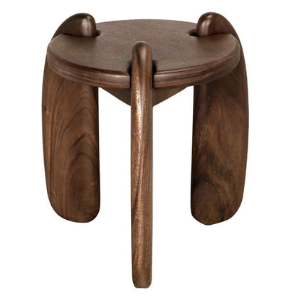 Mahatma Wooden Round Side Table