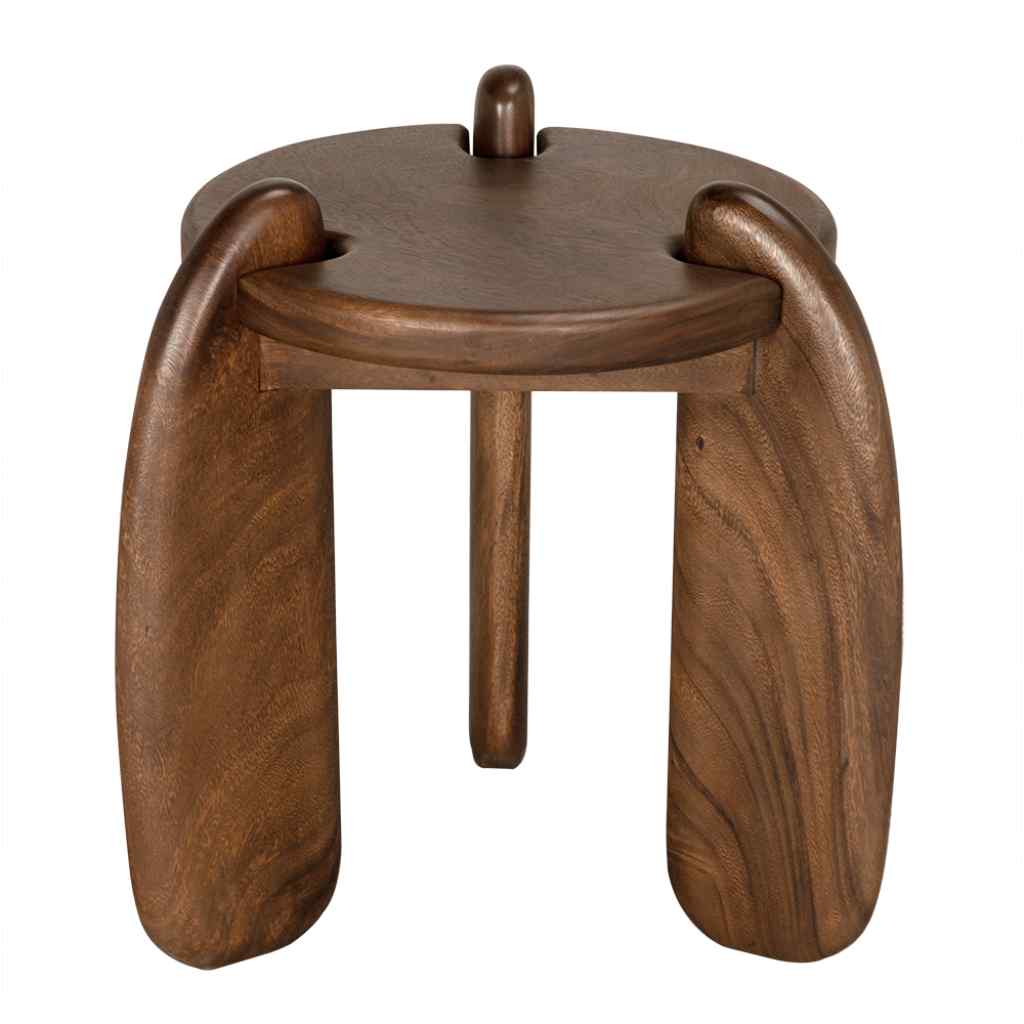 Mahatma Wooden Round Side Table