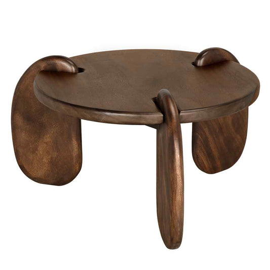 Mahatma Wooden Round Coffee Table