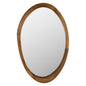 Chloe Natural Wood Frame Wall Mirror