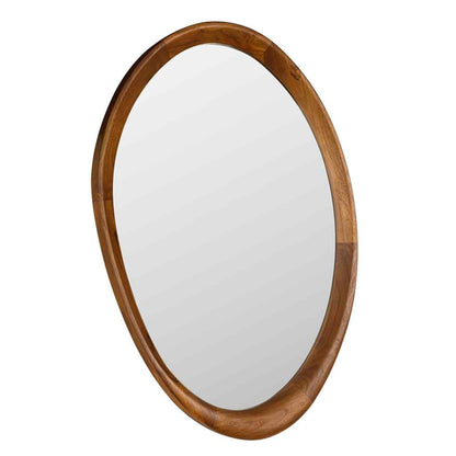 Chloe Natural Wood Frame Wall Mirror