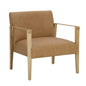 Earl Leather Lounge Chair - LOOMLAN - SUNPAN - Accent Chairs