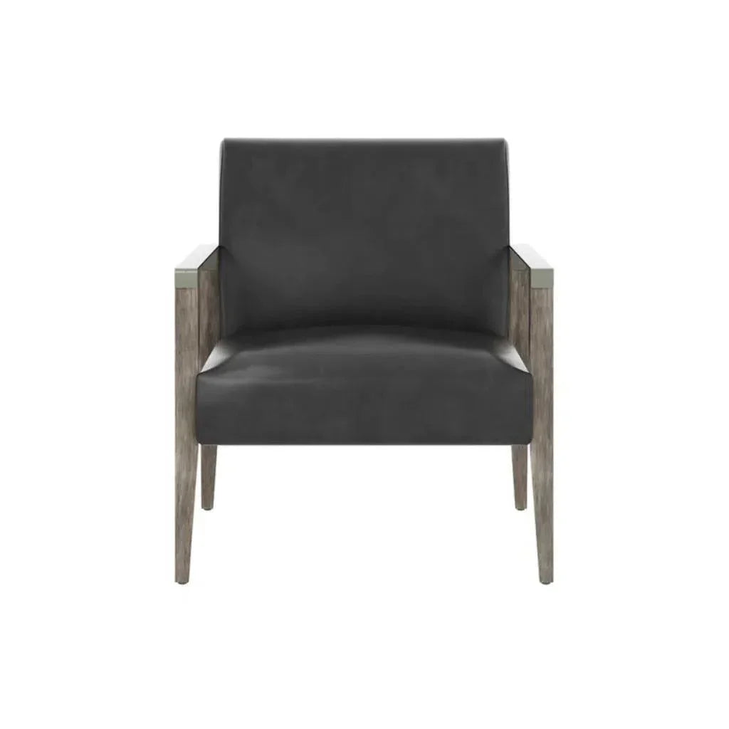 Earl Leather Lounge Chair - LOOMLAN - SUNPAN - Accent Chairs