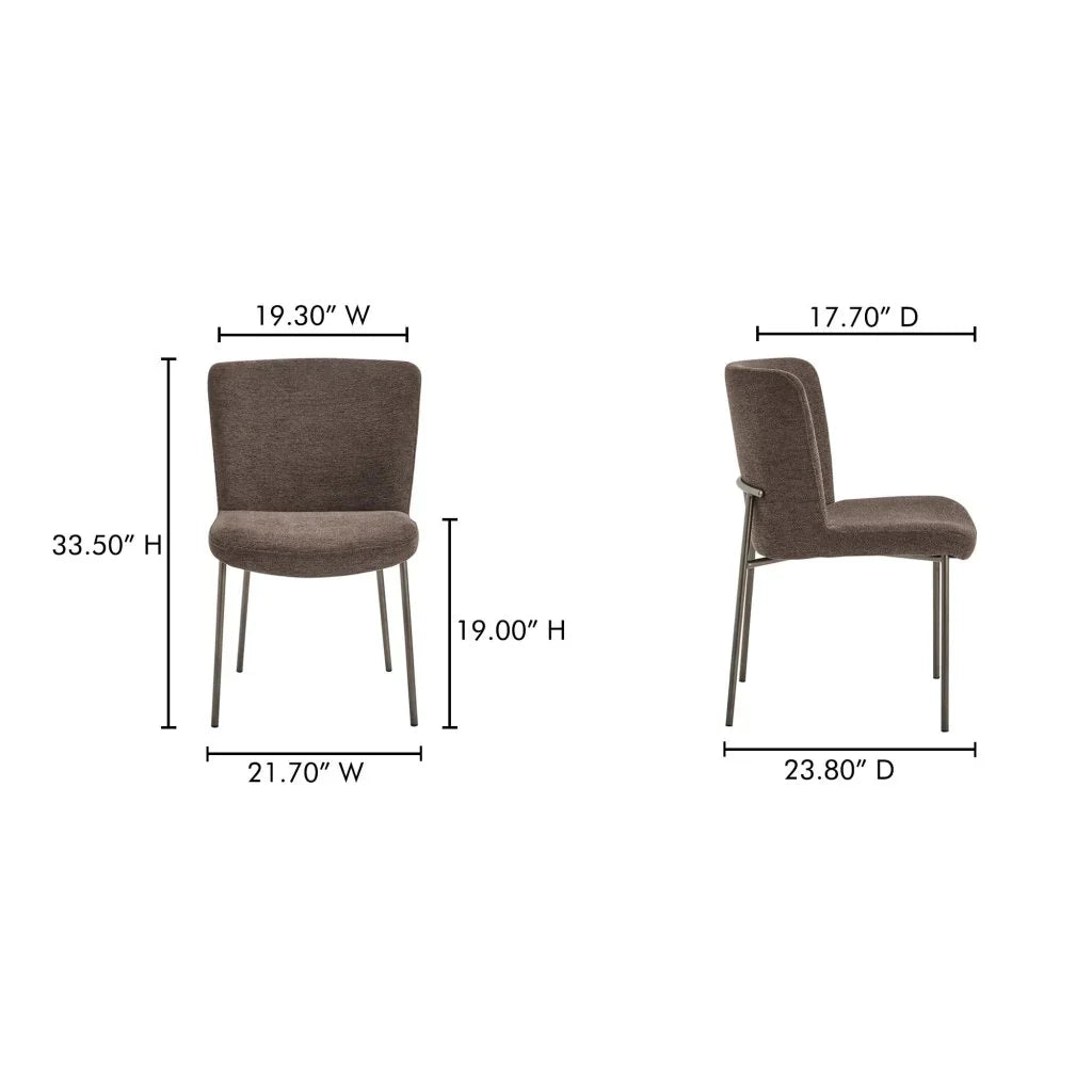 Early Curved Back Dining Chair (Set Of 2) - LOOMLAN - Moe's Home - Dining Chairs