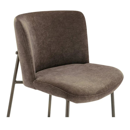 Early Metal Frame With Curved Back Bar Stool - LOOMLAN - Moe's Home - Bar Stools