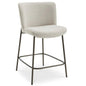 Early Metal Frame With Curved Back Counter Stool - LOOMLAN - Moe's Home - Counter Stools