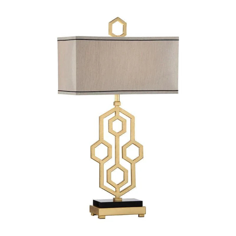 Easton Black Glass Base Table Lamp - LOOMLAN - Wildwood - Table Lamps