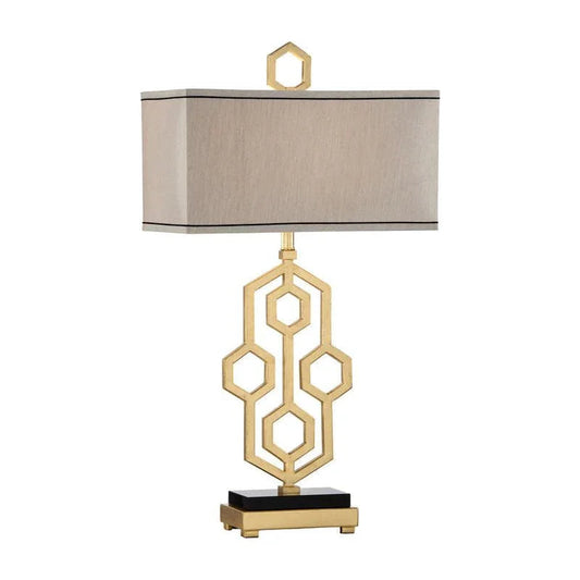 Easton Black Glass Base Table Lamp - LOOMLAN - Wildwood - Table Lamps