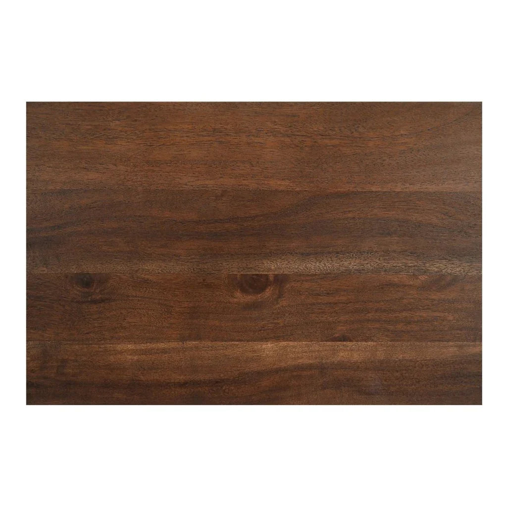 Easton Brown Solid Acacia Wood Media Unit Cabinet - LOOMLAN - Moe's Home - TV Stands & Media Centers