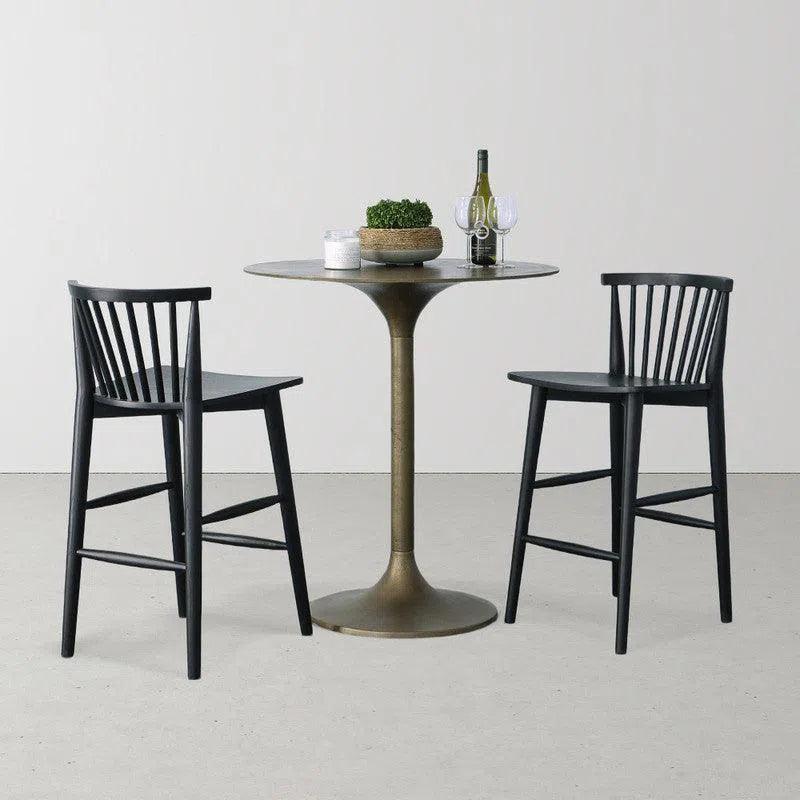 Easton Counter Stool - Black - LOOMLAN - LH Imports - Counter Stools