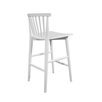 Easton Counter Stool - White - LOOMLAN - LH Imports - Counter Stools