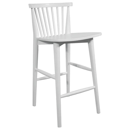 Easton Counter Stool - White - LOOMLAN - LH Imports - Counter Stools