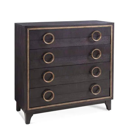 Eaton Wood Black Hall Chest - LOOMLAN - Bassett Mirror - Chests