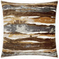 Ecco Alchemy Brown Throw Pillow With Insert - LOOMLAN - D.V. Kap - Throw Pillows