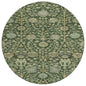Echo Green Washable Indoor-Outdoor Rug-Outdoor Rugs-LOOMLAN Rugs-8' x 8'-LOOMLAN