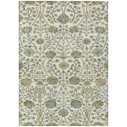 Echo Ivory Washable Indoor-Outdoor Rug-Outdoor Rugs-LOOMLAN Rugs-2'6" x 3'10"-LOOMLAN