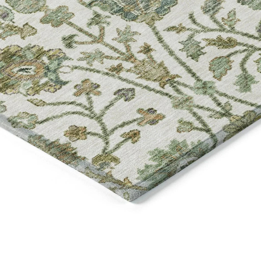 Echo Ivory Washable Indoor-Outdoor Rug-Outdoor Rugs-LOOMLAN Rugs-LOOMLAN