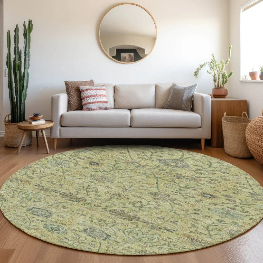 Echo Mint Washable Indoor-Outdoor Rug-Outdoor Rugs-LOOMLAN Rugs-LOOMLAN