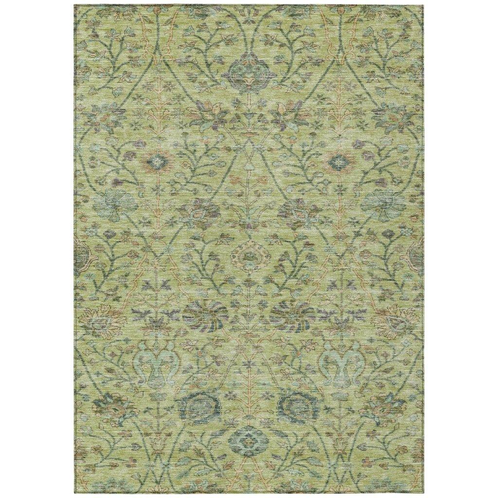 Echo Mint Washable Indoor-Outdoor Rug-Outdoor Rugs-LOOMLAN Rugs-2'6" x 3'10"-LOOMLAN