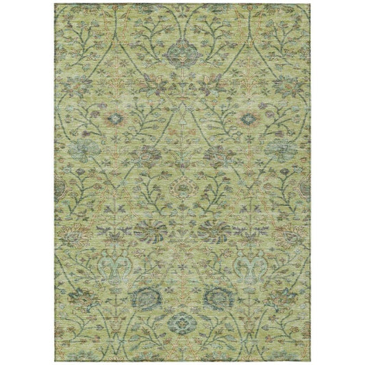 Echo Mint Washable Indoor-Outdoor Rug-Outdoor Rugs-LOOMLAN Rugs-2'6" x 3'10"-LOOMLAN