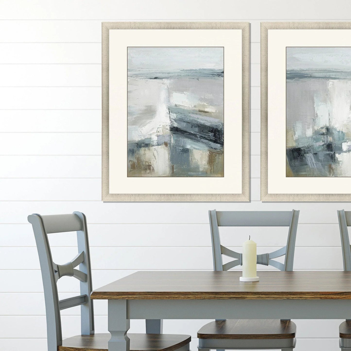 Echoes of the Sea Blue Framed Wall Art