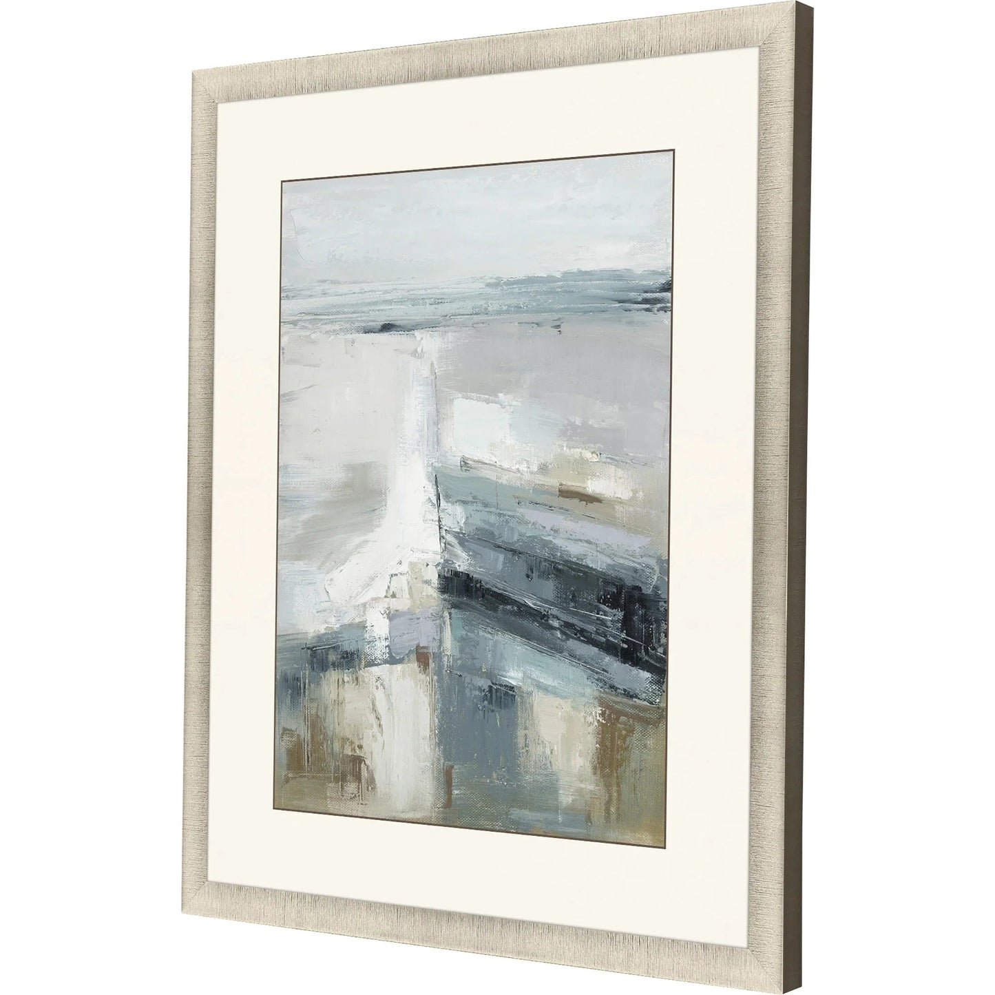 Echoes of the Sea Blue Framed Wall Art