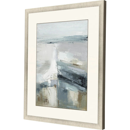 Echoes of the Sea Blue Framed Wall Art