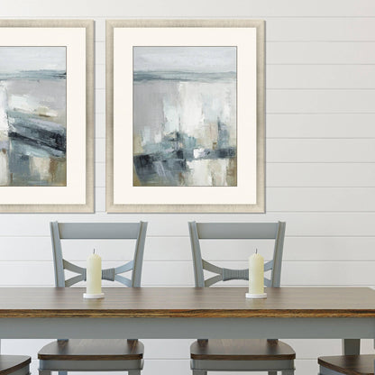 Echoes of the Sea Blue Framed Wall Art