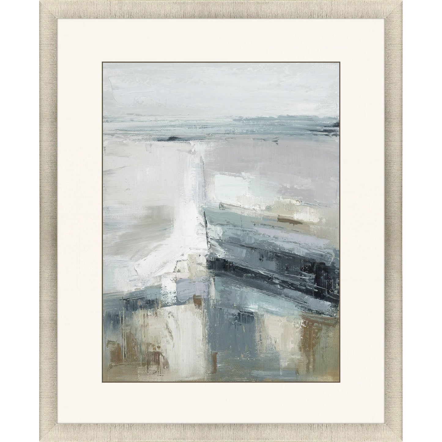 Echoes of the Sea Blue Framed Wall Art
