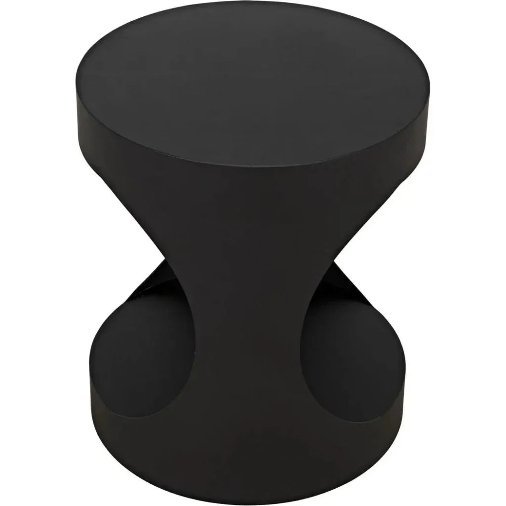 Eclipse Round Side Table With Storage