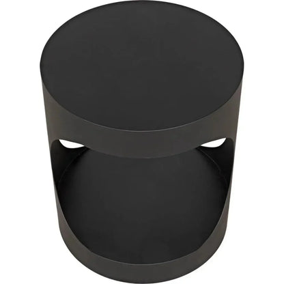 Eclipse Round Side Table With Storage